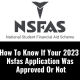How To Know If Your 2023 Nsfas Application Was Approved Or Not