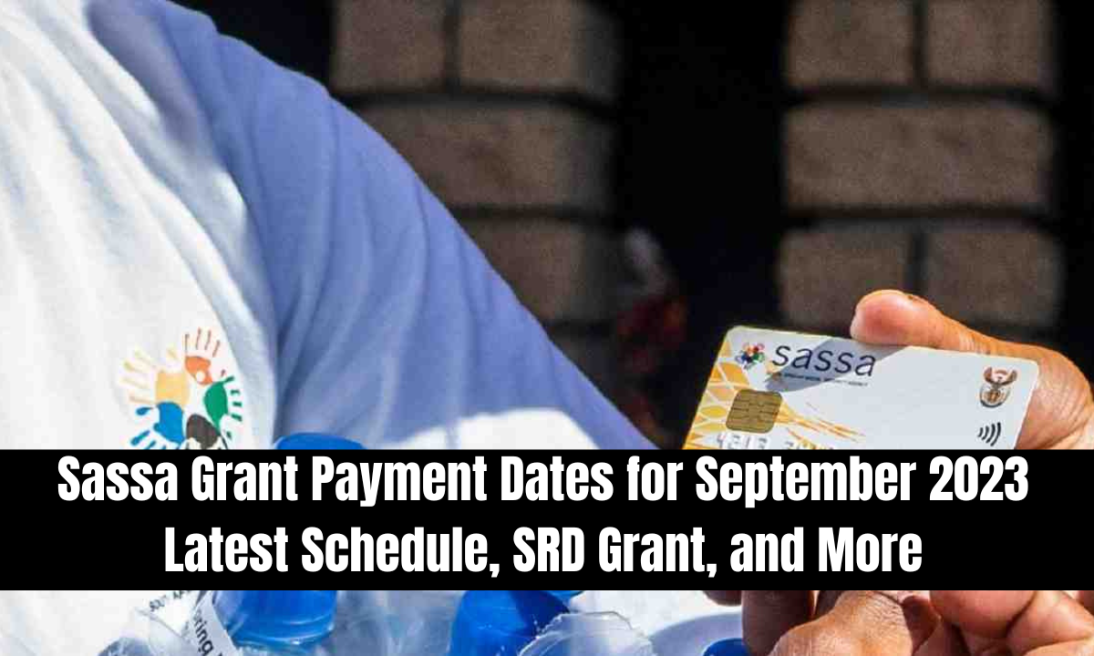 Sassa Grant Payment Dates for September 2023: Latest Schedule, SRD Grant, and More. As we approach the end of August, it's time to unveil the Sassa grant payout schedule for September 2023