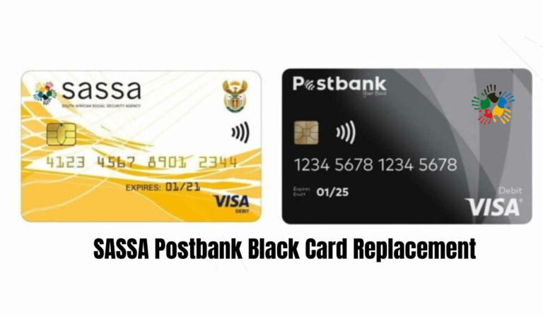 SASSA Postbank Black Card Replacement