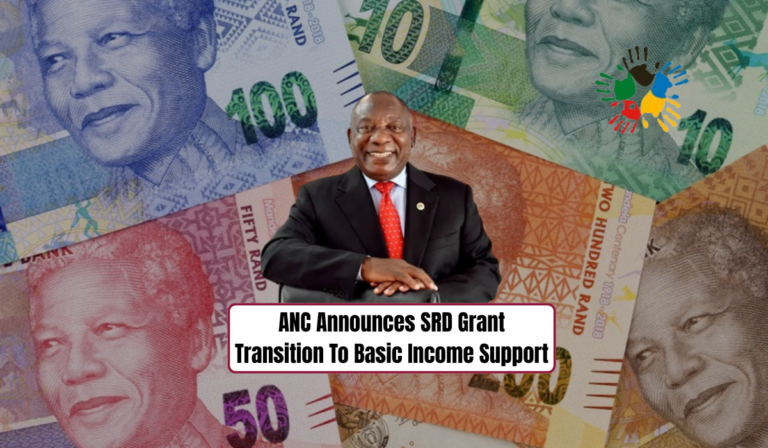 ANC Announces SRD Grant Transition To Basic Income Support