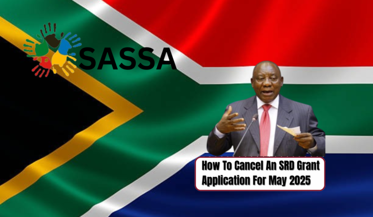 How To Cancel An SRD Grant Application For May 2025