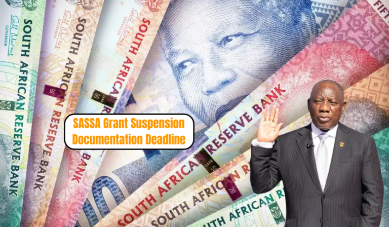 SASSA Grant Suspension Documentation Deadline